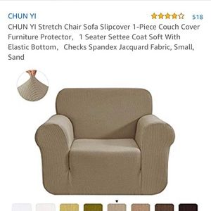 Chair Slip Cover, Brand New
